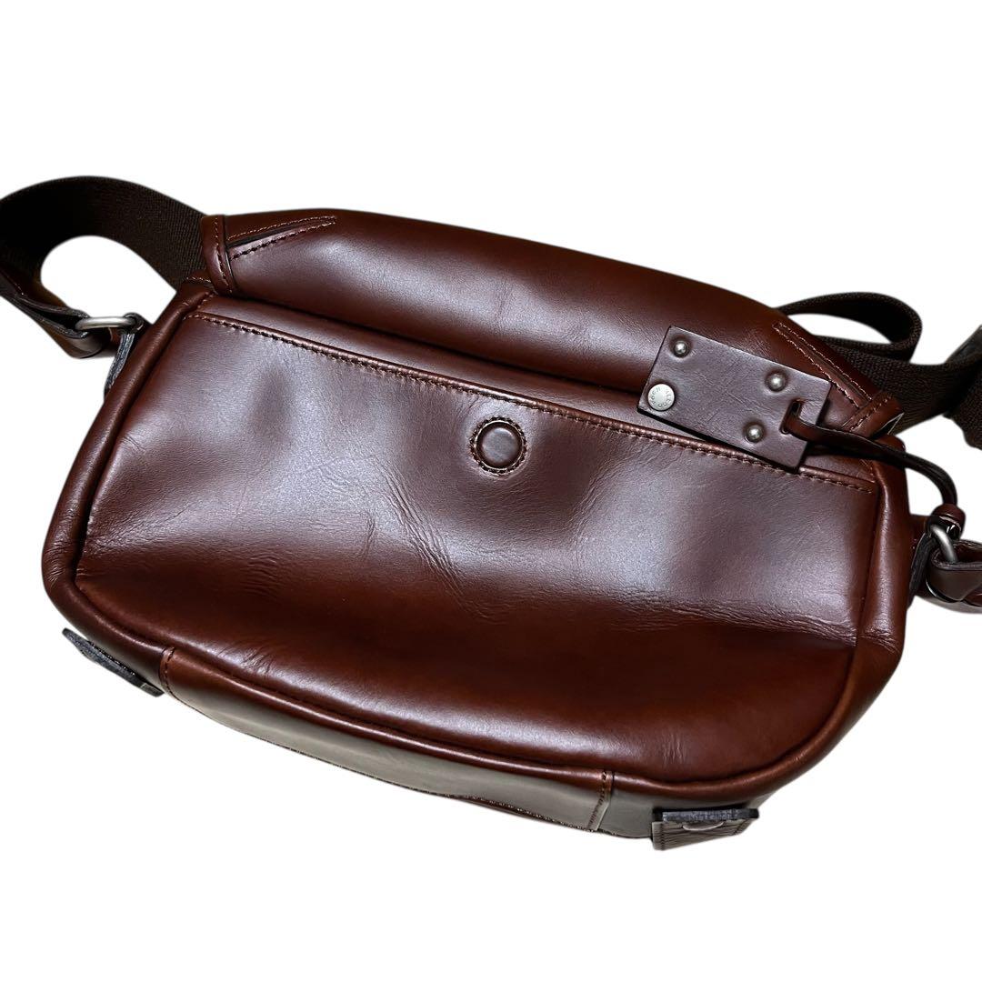 ＫＩ2926 極美品HERGOPOCH06-OVL ワキシングレザー 牛革