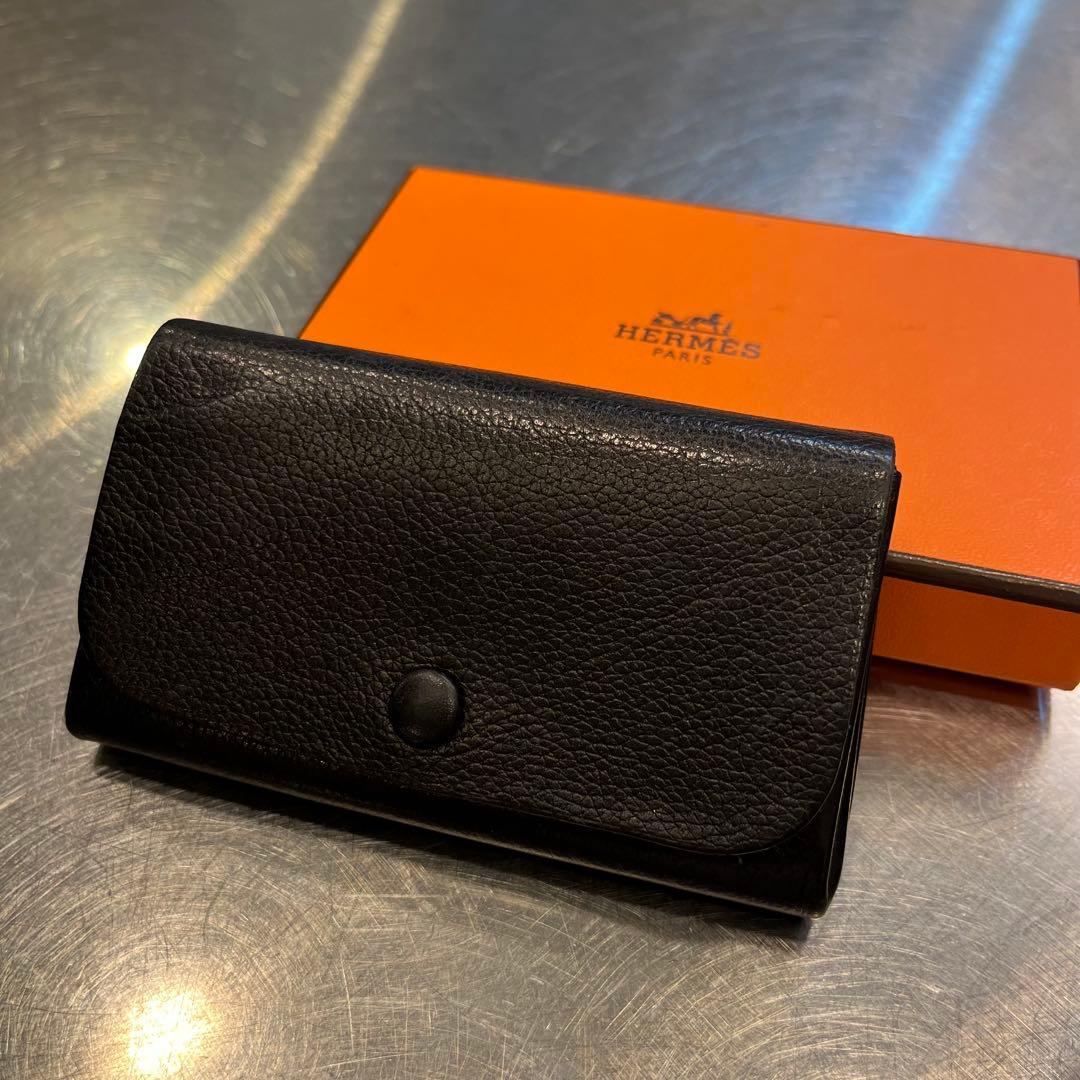HERMES /M2/アルジェンテ/カードケース/ ドゴン