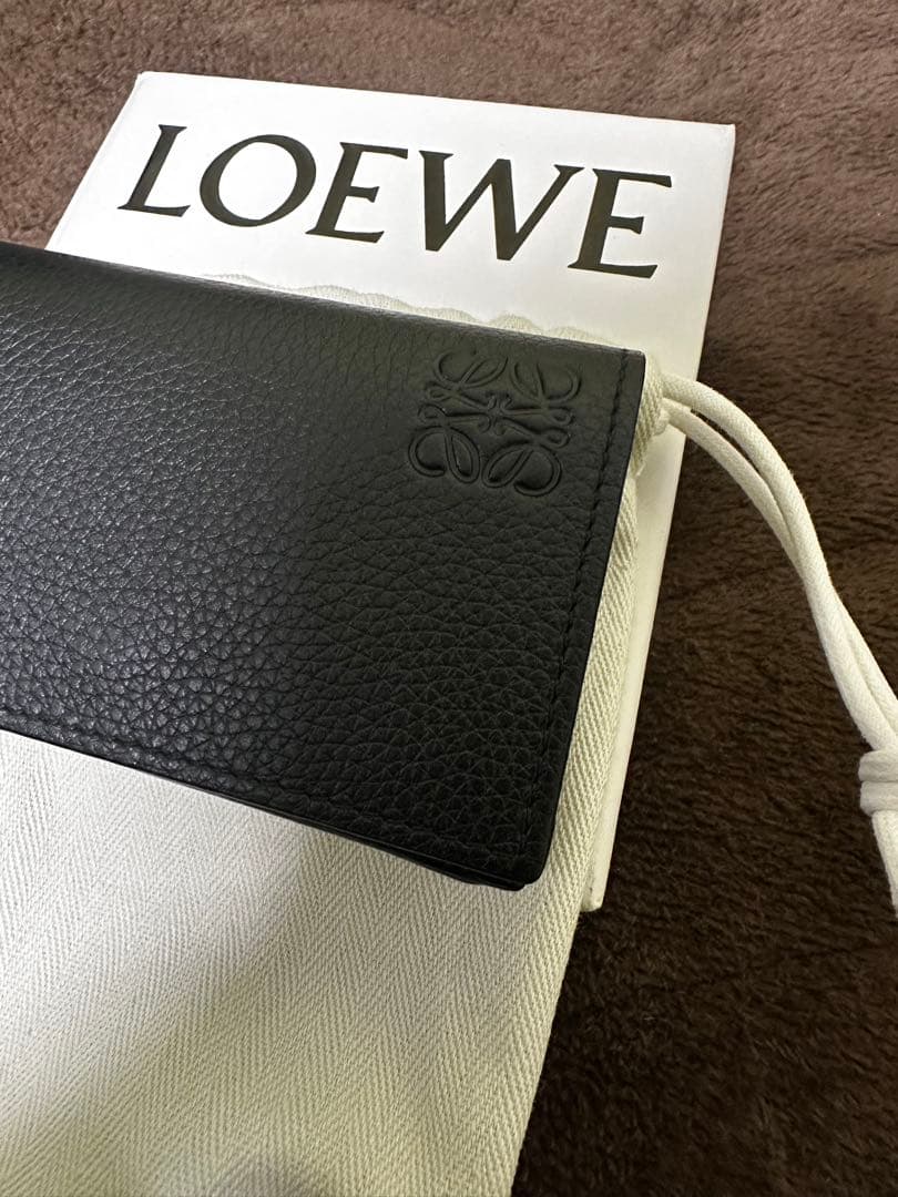 LOEWE ブラック レザー 名刺入れ・カードケース