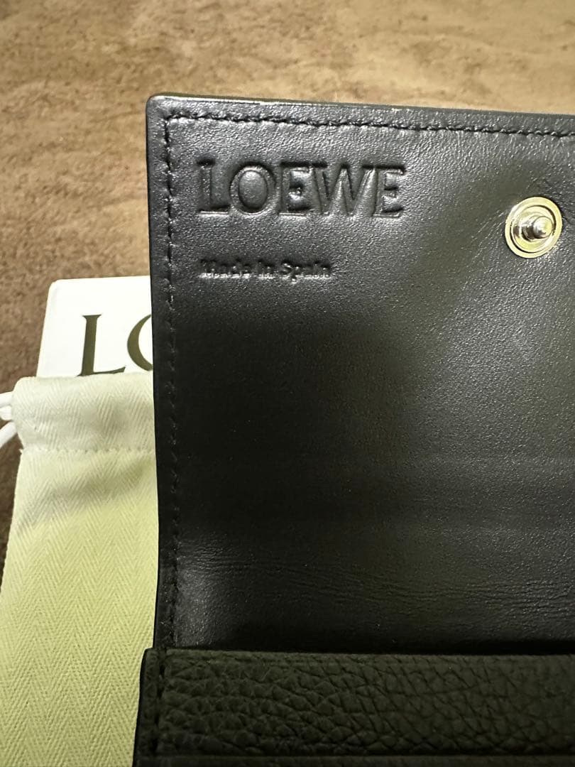 LOEWE ブラック レザー 名刺入れ・カードケース