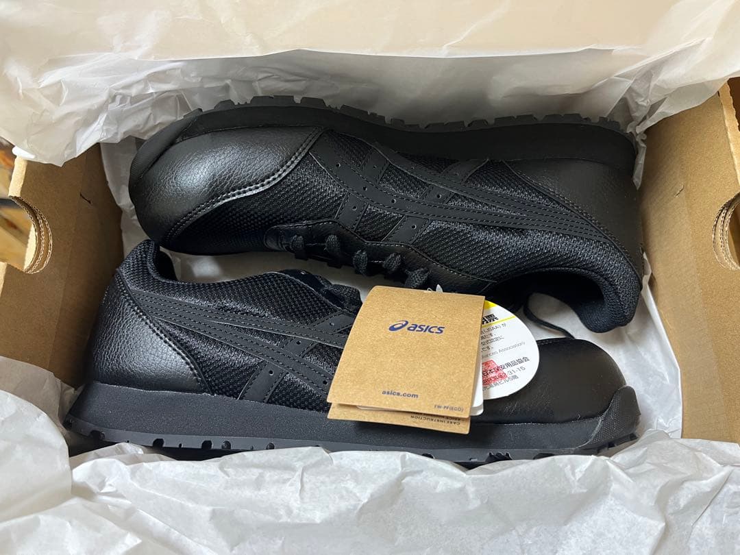 アシックス ウィンジョブ WIN JOB CP201 安全靴 黒 26.0cm