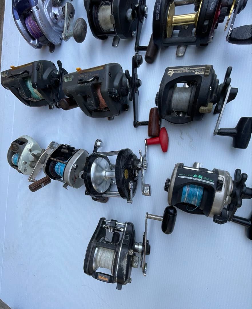ダイワ　シマノ　RYOBI 両軸リール　船釣り　棚センサー　早技