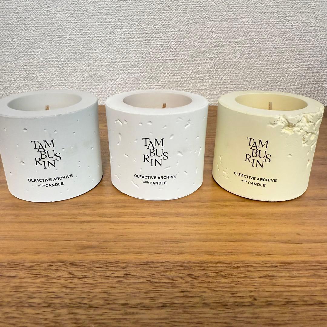タンバリンズ キャンドル 3個 サニタイザー３個