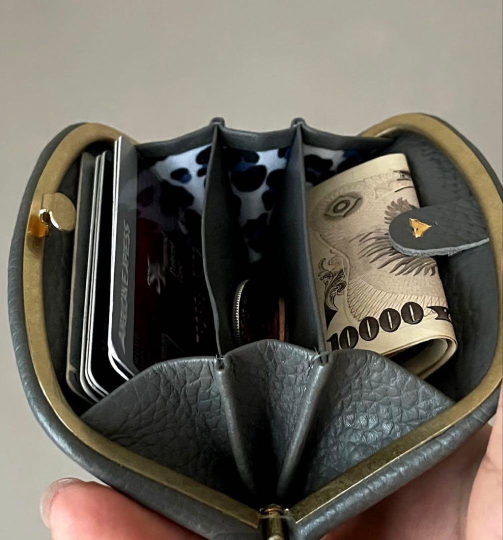 GNUOYP 真鍮がまぐち 天溝コンパクト