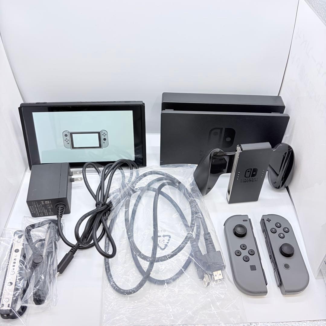 Nintendo Switch グレー 本体 Joy-Con 128GB付き