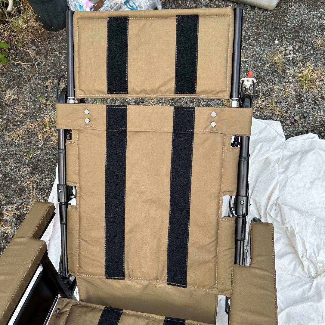 Miki 未使用品　リクライニング介助用車椅子 カーキ色