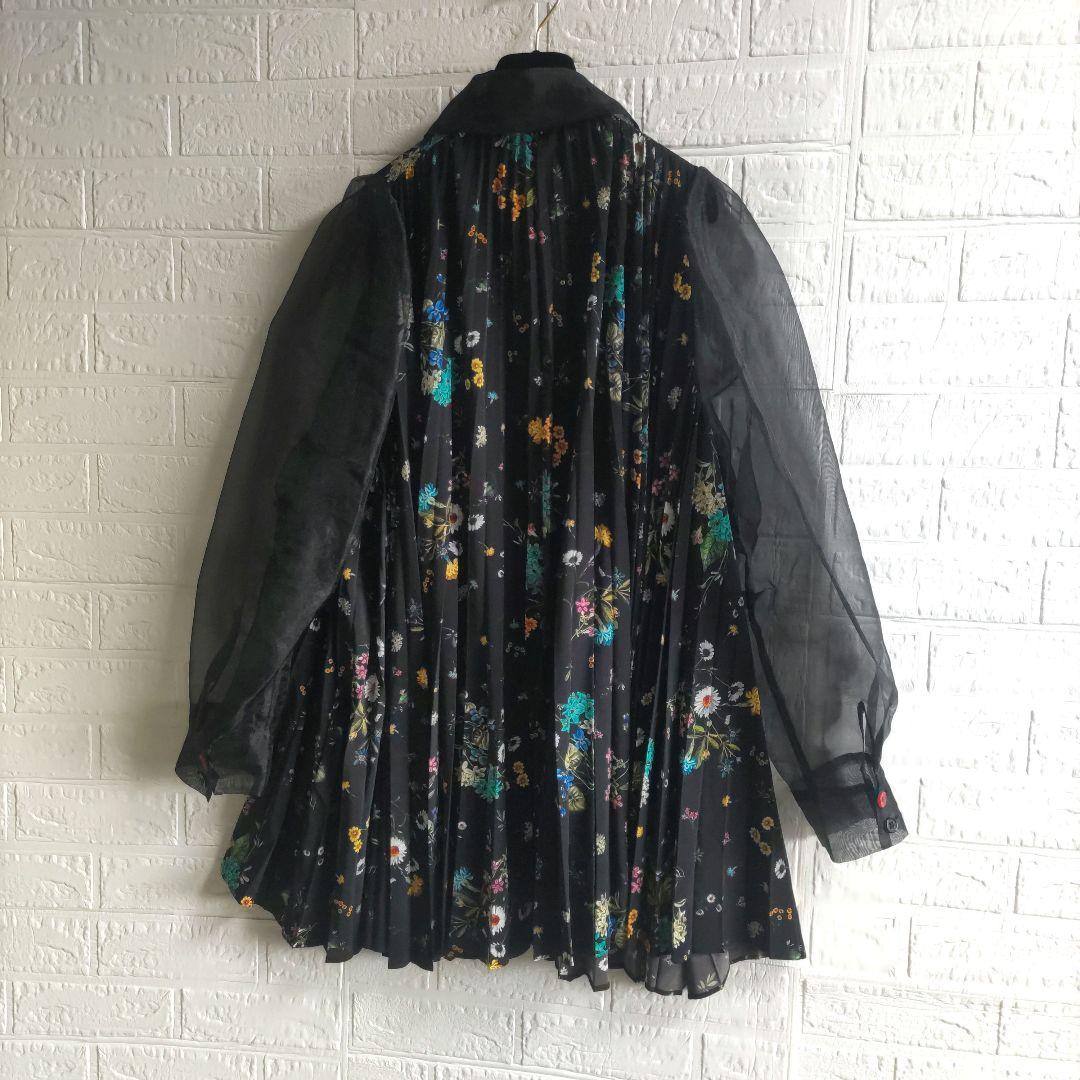専用✨ロイスクレヨン　フラワー　プリーツ　オーガンジー　ワンピース　チュニック