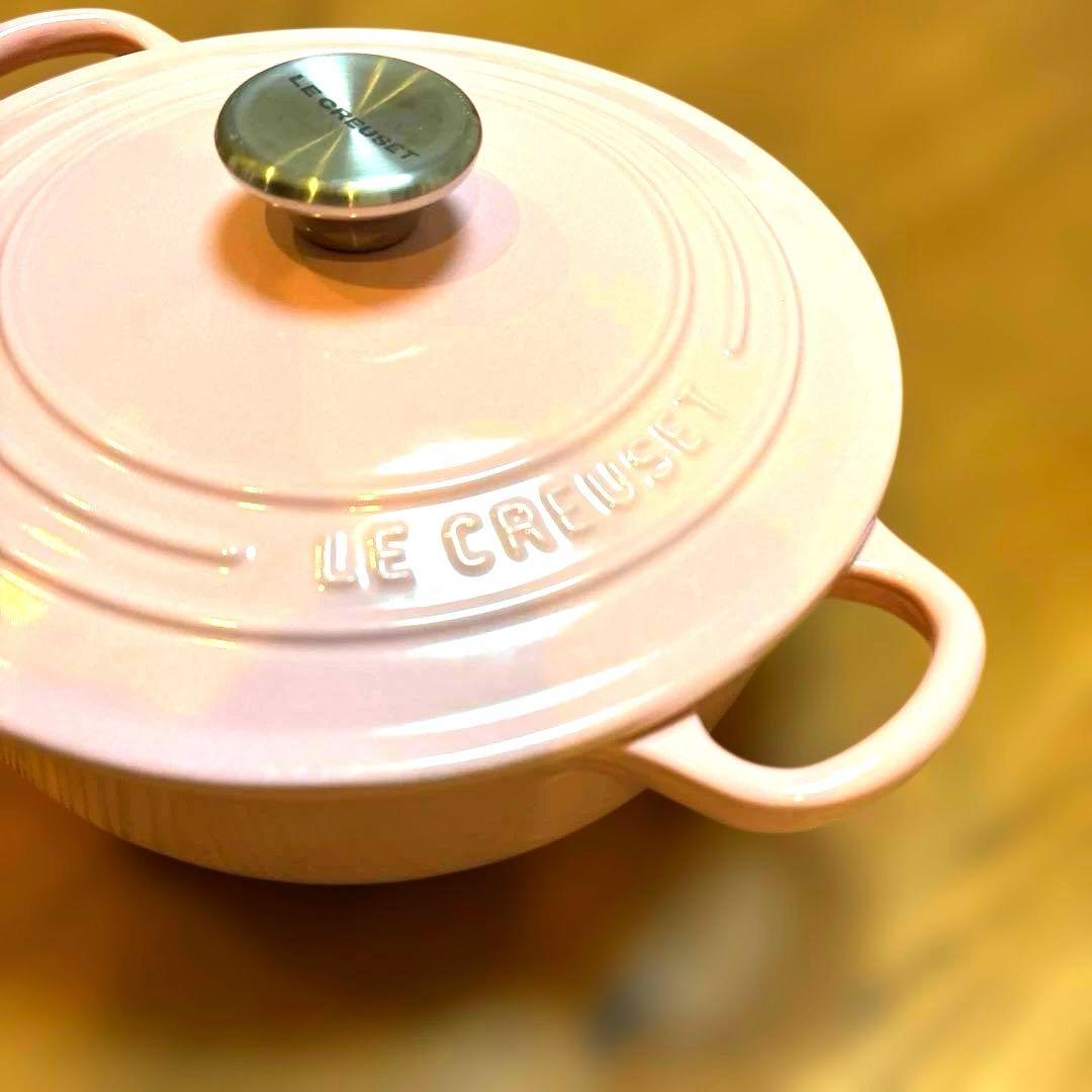 コ*森様 ルクルーゼ シフォンピンク ジャポネーズ22cm