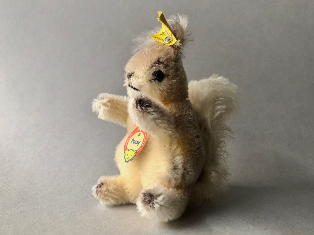 Steiff 　リスのPossy　グレー