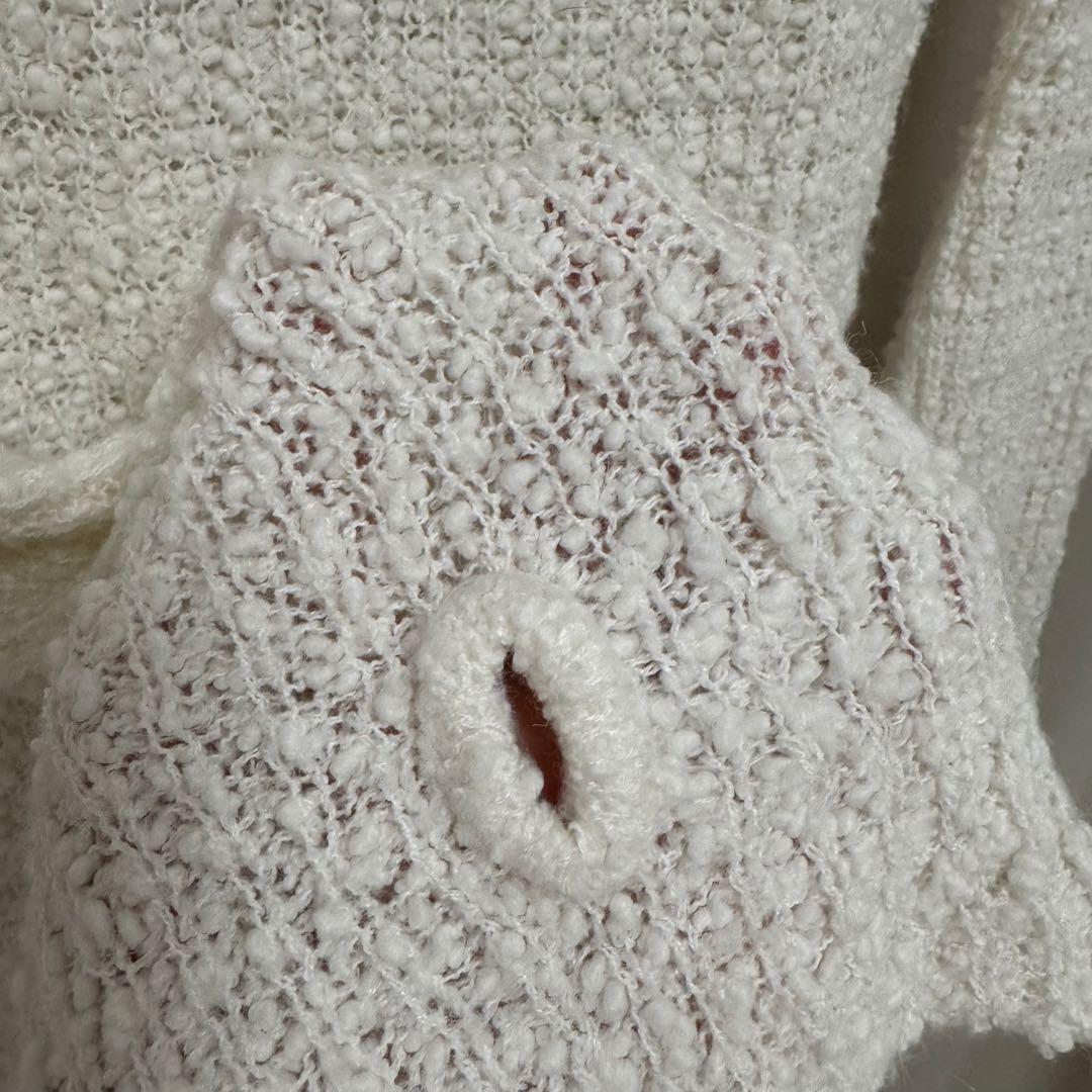 andmary Aurora knit mini dress ニットワンピース