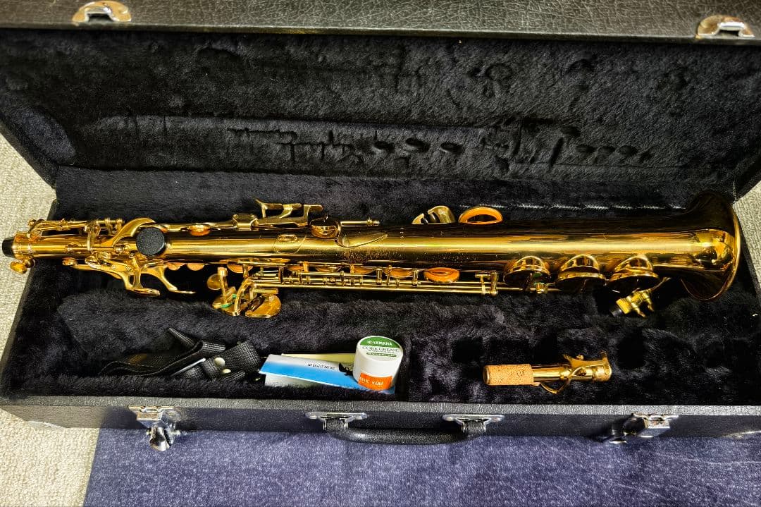 MAXTONE ソプラノサックス 管楽器 ハードケース付属