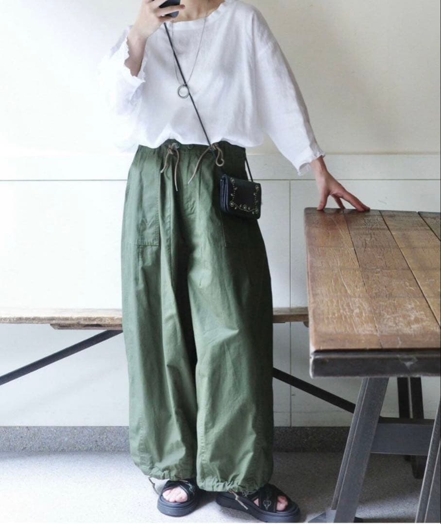 【 journal standard luxe 】リップストップベイカーパンツ