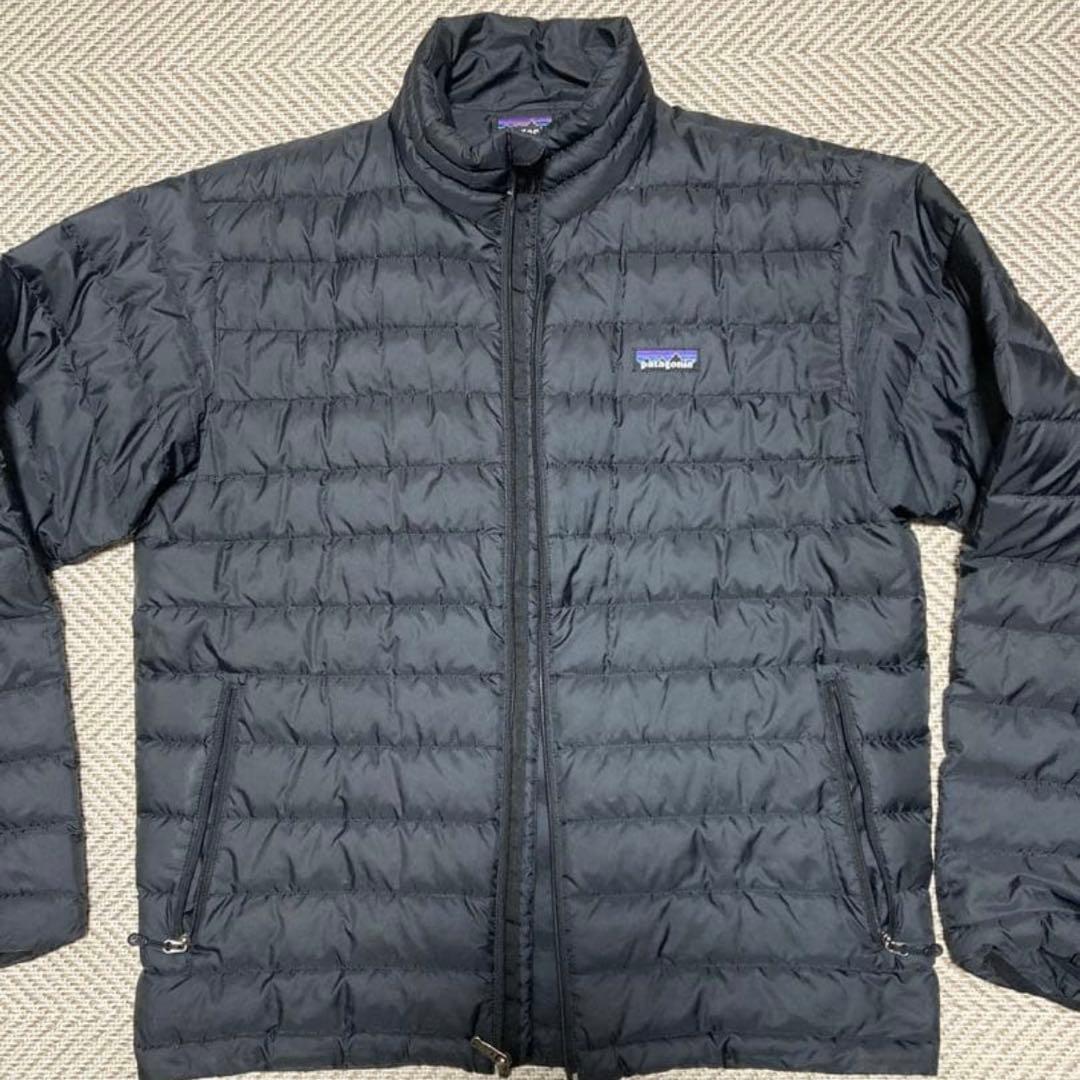 patagonia ダウンジャケット 黒　マイクロダウン