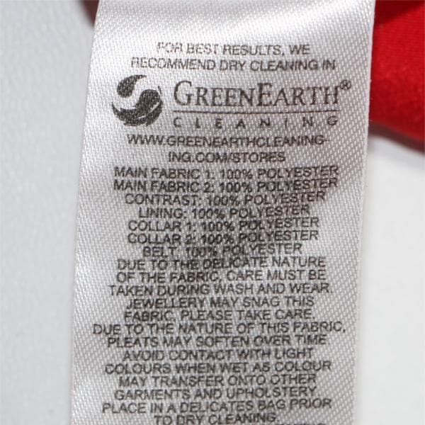 c*t様 セルフポートレイト ワンピース ギピュールレース プリーツ 赤 UK6