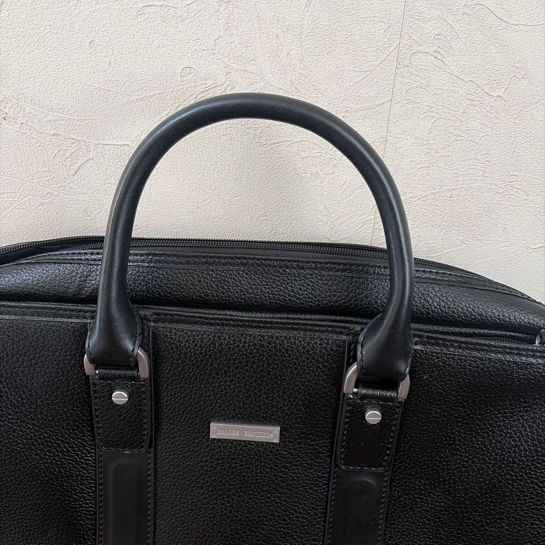 Brooks Brothers 合皮ビジネスバッグ 黒