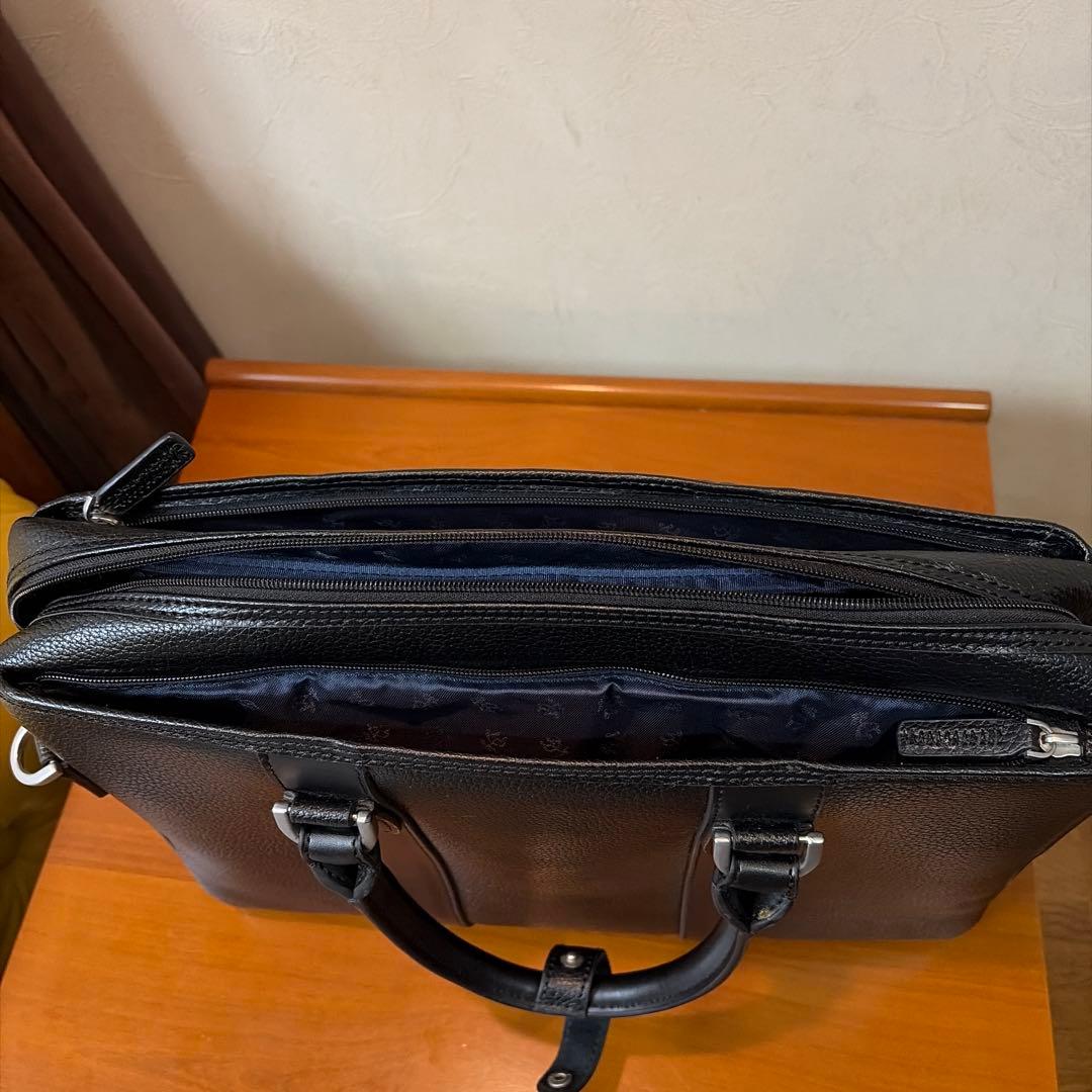 Brooks Brothers 合皮ビジネスバッグ 黒