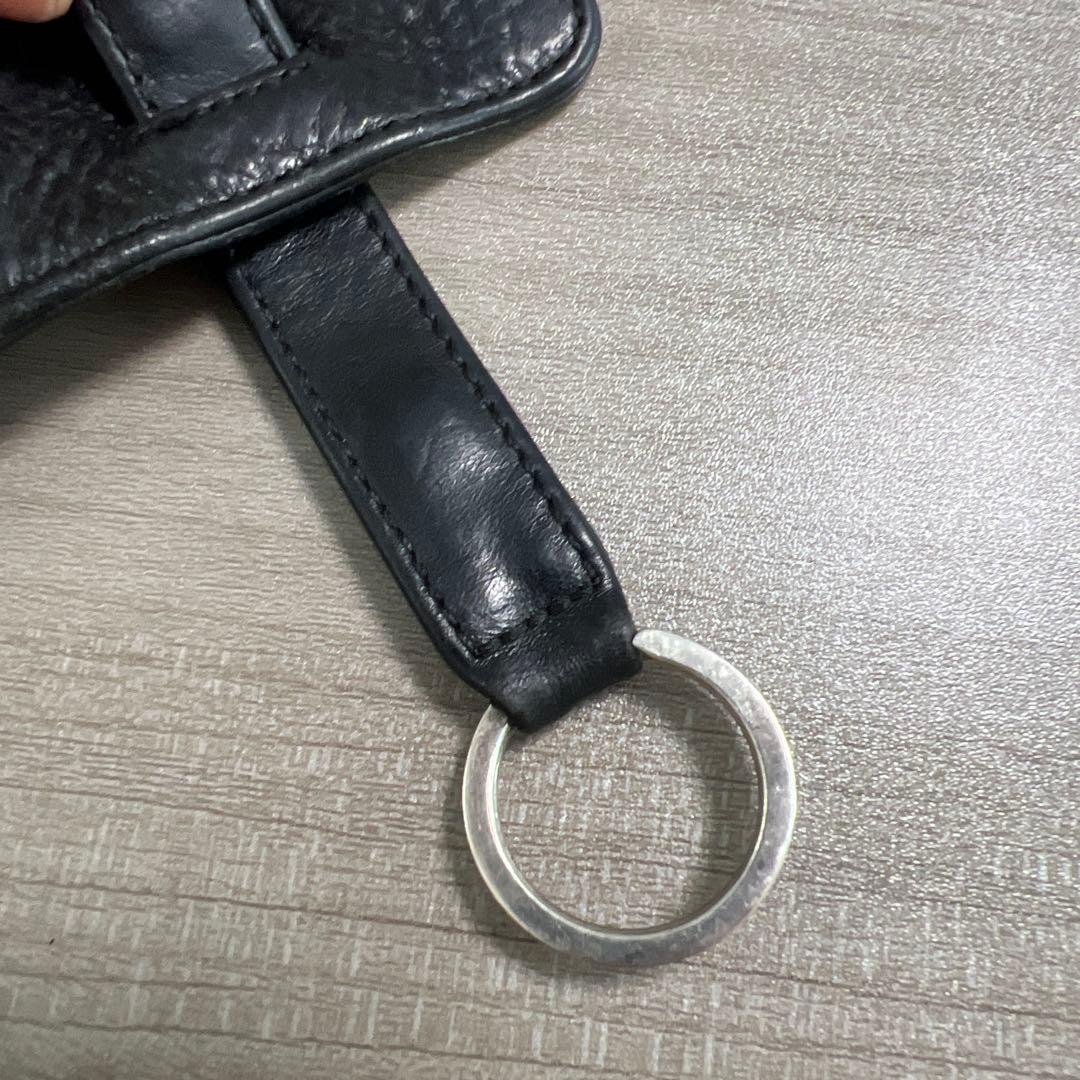 CHROME HEARTS キーケース クロスボール キーリング レザー