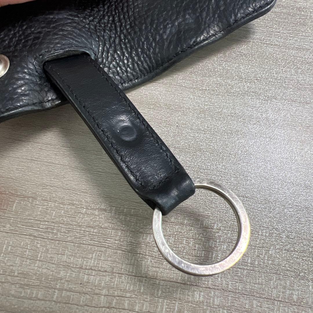 CHROME HEARTS キーケース クロスボール キーリング レザー