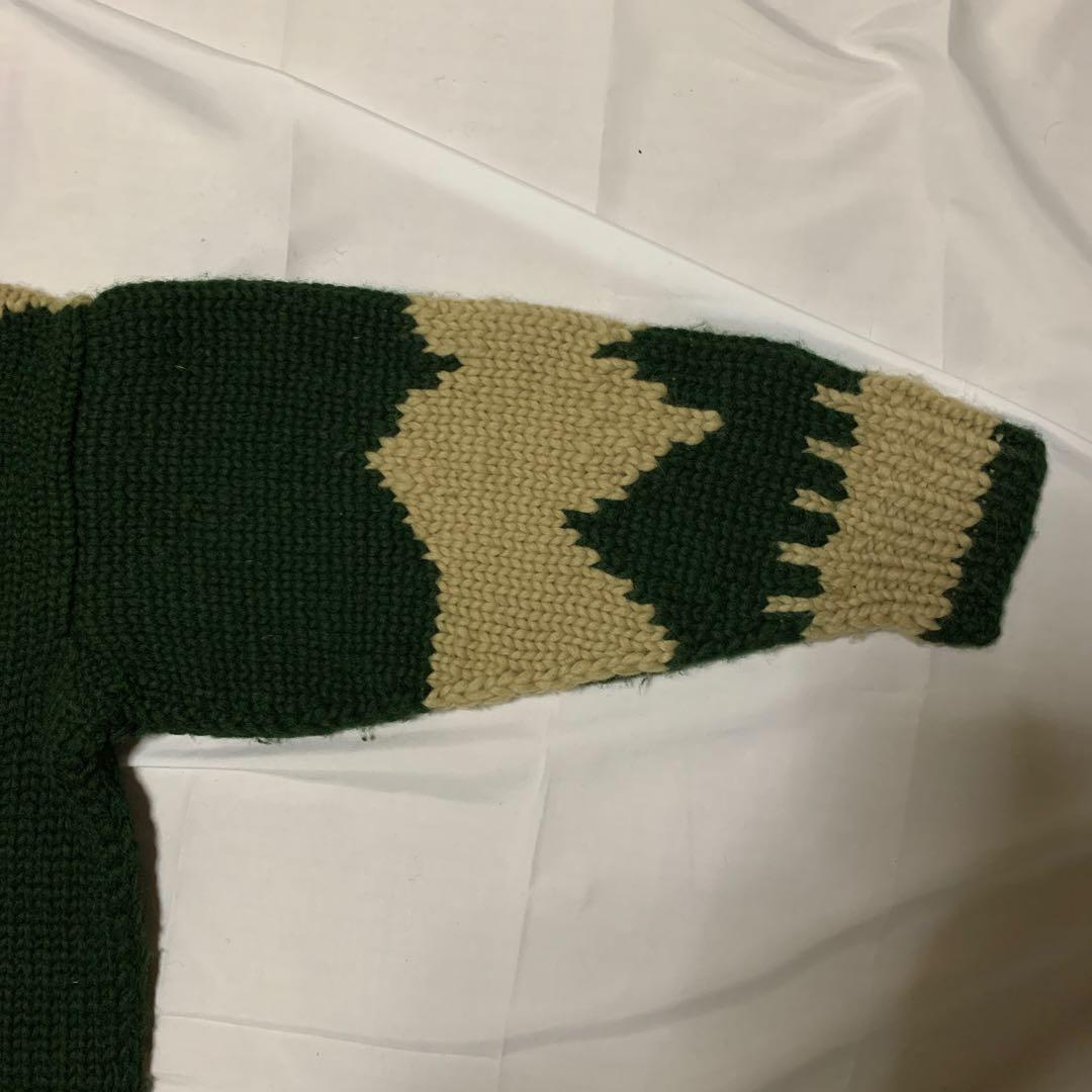 激レアKanata カナタ シロクマ　カウチンニット　セーター　カーディガン　熊