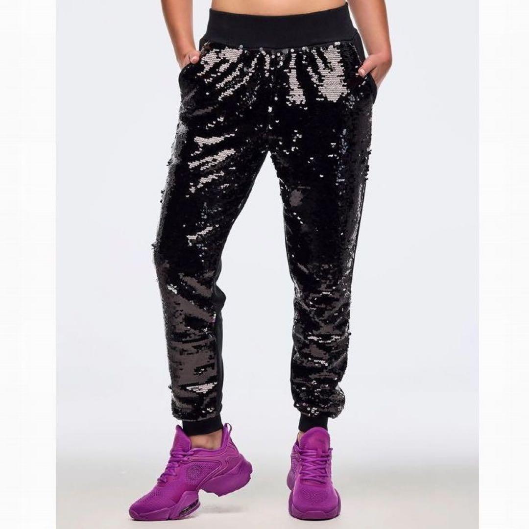 新品　正規品　ズンバ　S スパンコール　ジョガー　パンツ