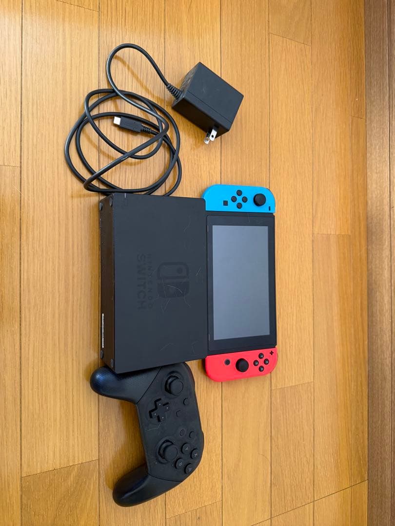 Nintendo Switch 本体 赤/青 Joy-Con プロコンセット