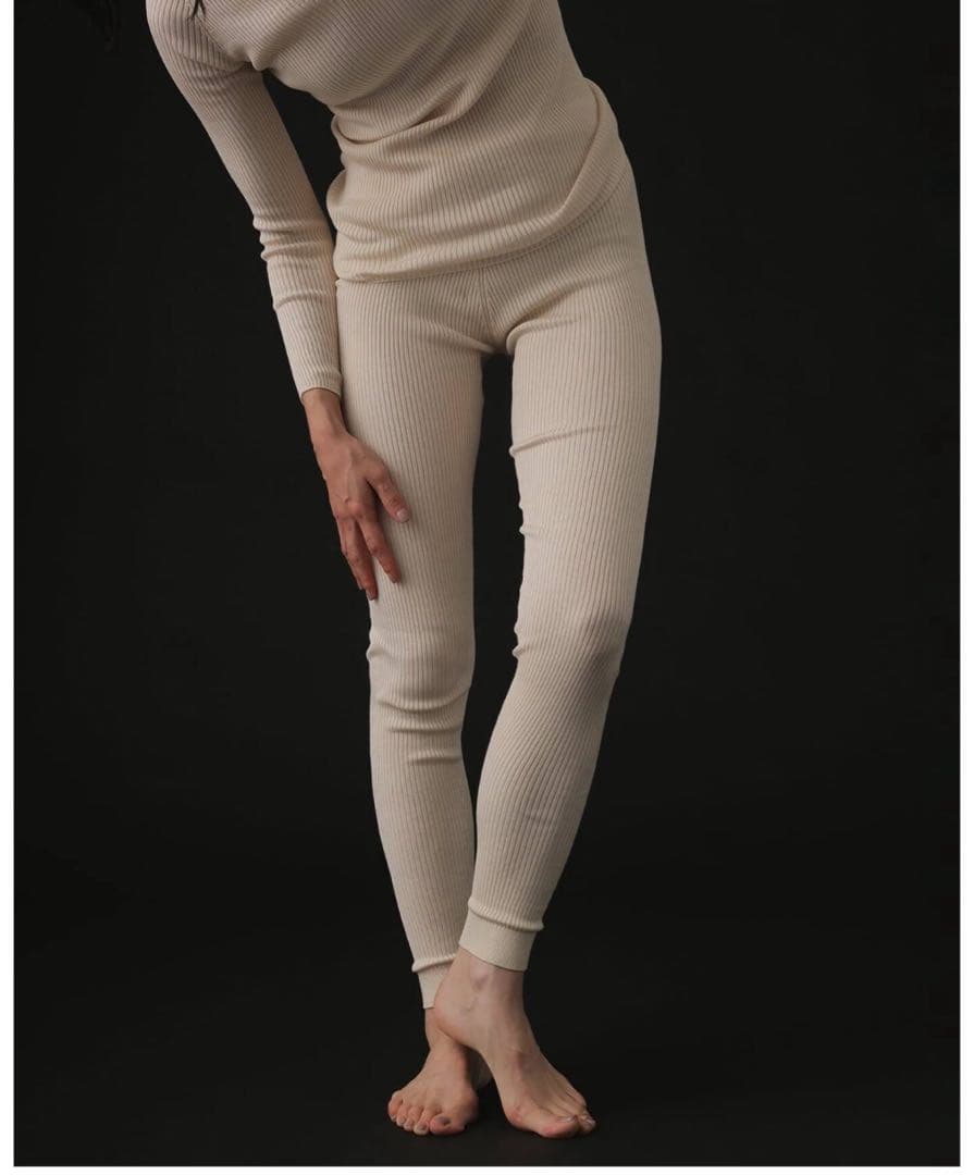 シルク混リブレギンス　エミリーウィーク