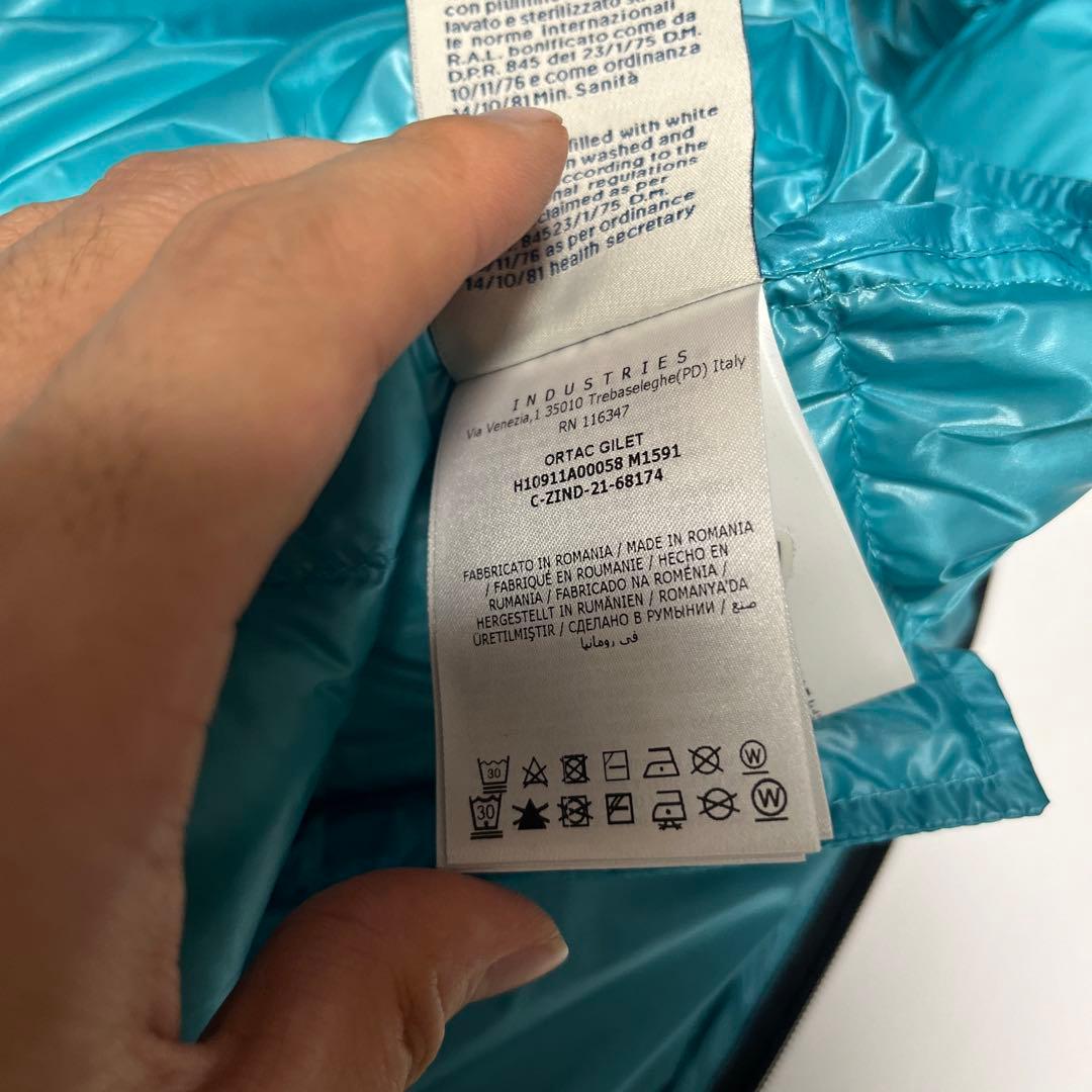 モンクレール ハンガー付き ベスト 美品 3 L ダウン ORTAC