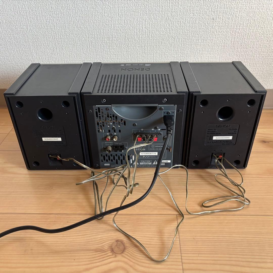 DENON　CD・MDコンポ　D-C7USB デノン