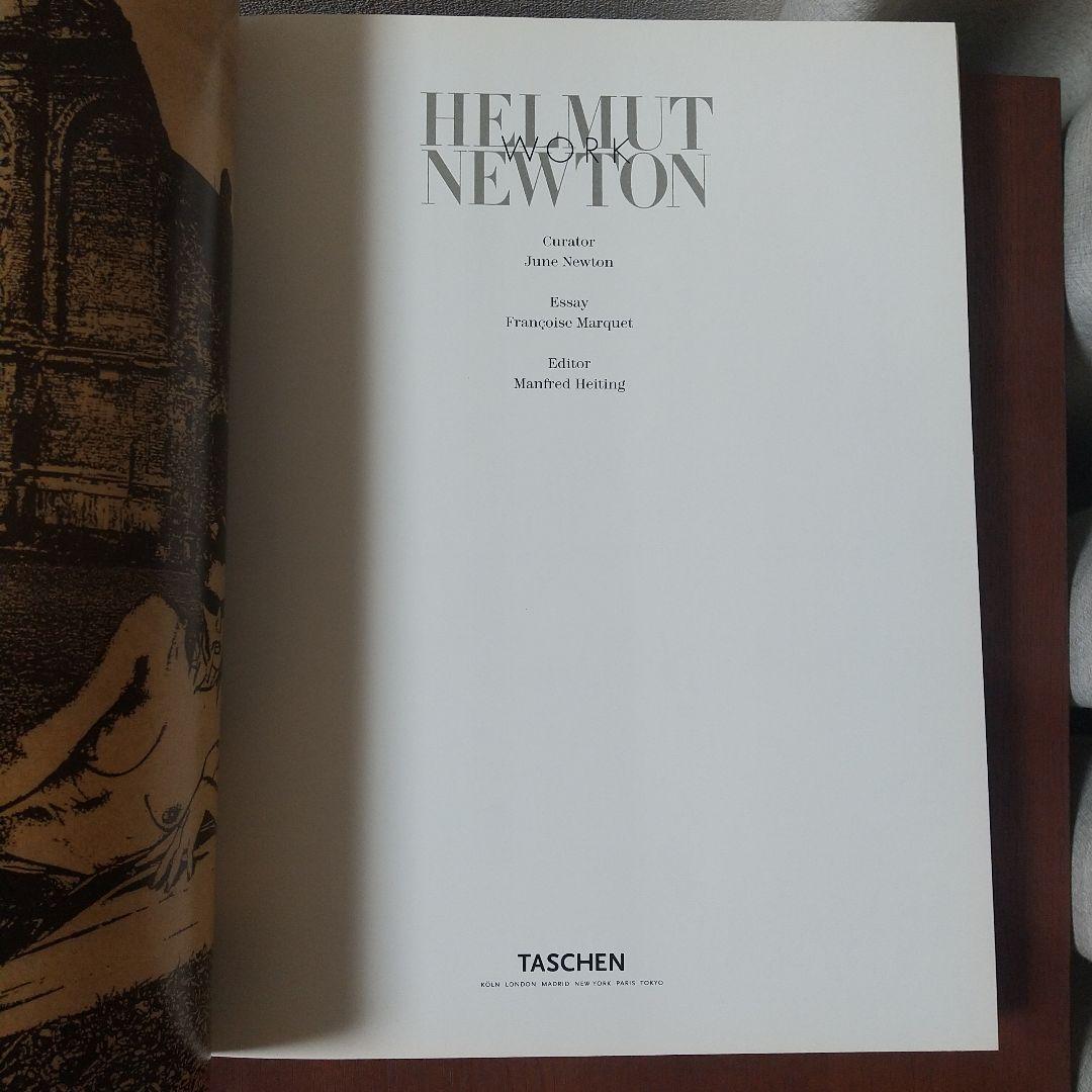 洋書ヘルムート・ニュートンHELMUT NEWTON work作品集写真集