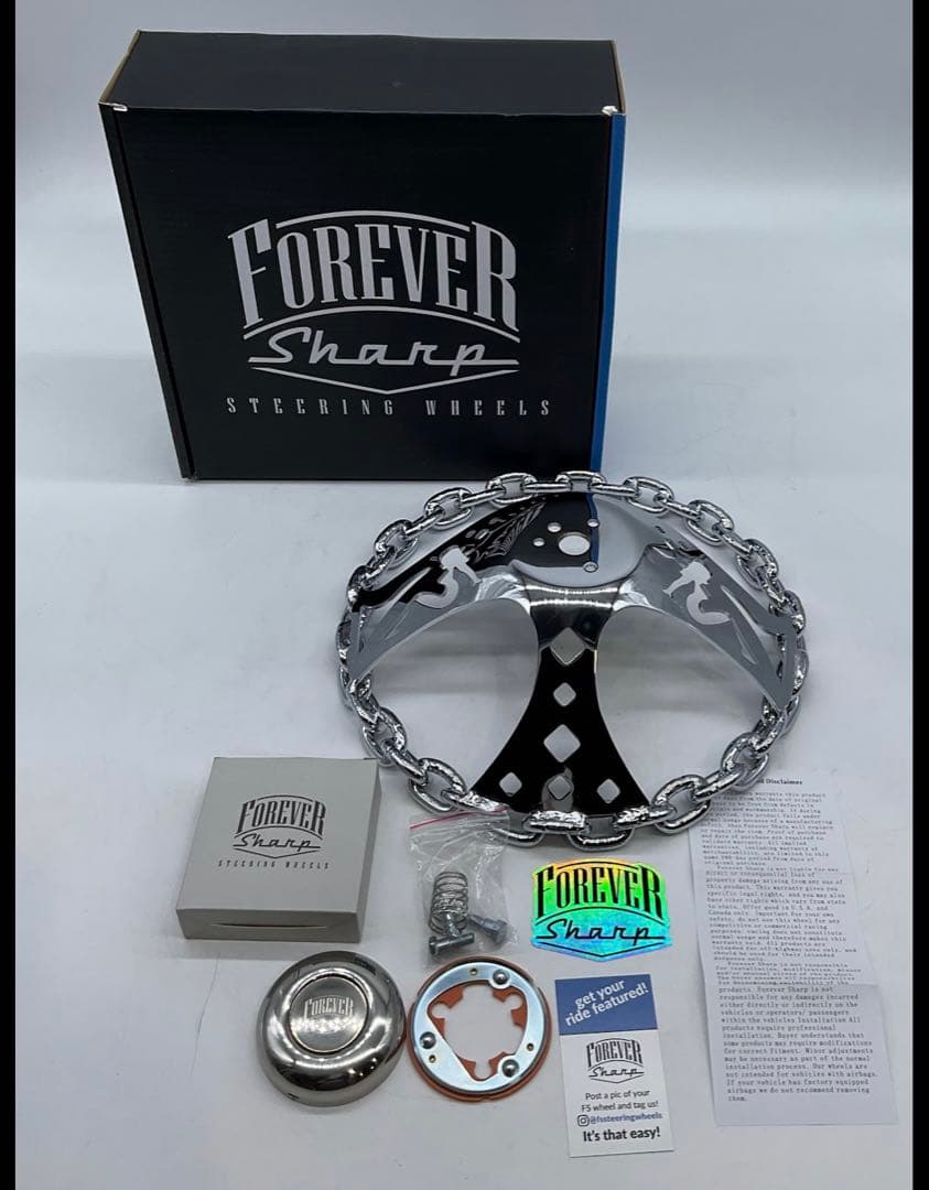 ★ 新品未使用★ フォーエバー シャープ 28cm ステアリング 11インチ