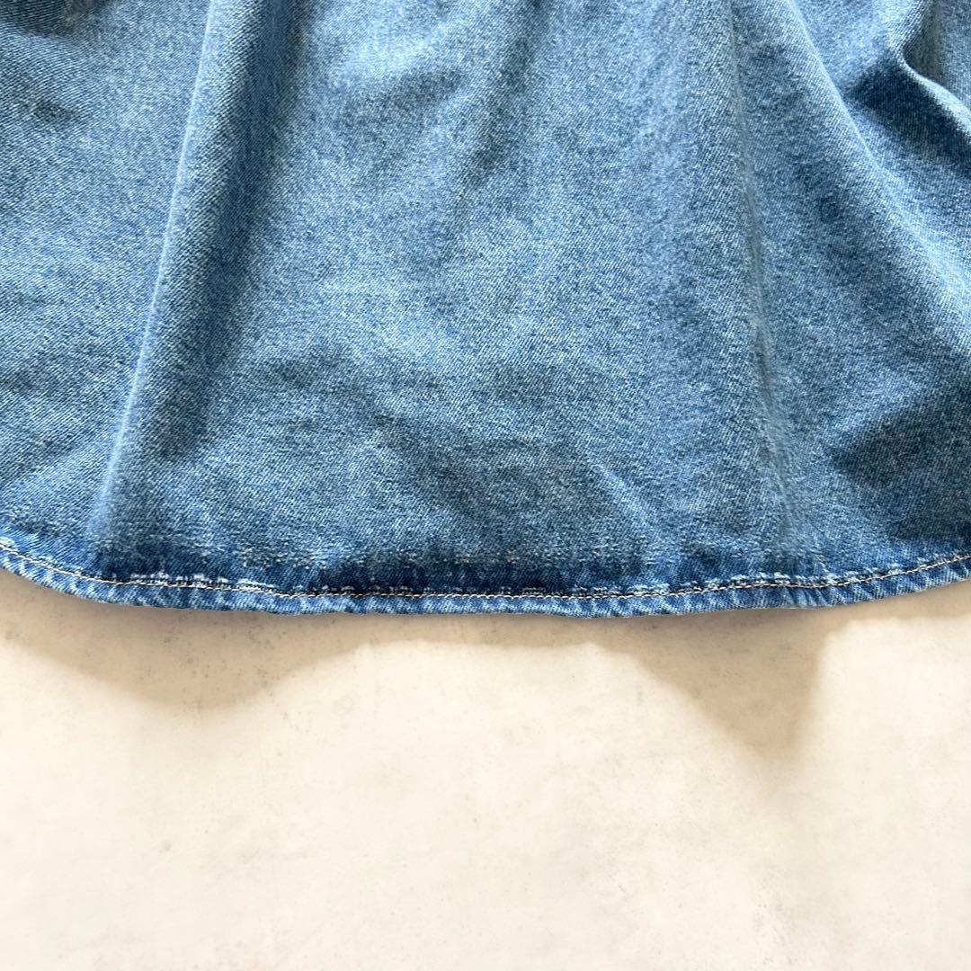 希少未使用タグ付シールームリンWIDEカフス DENIM シャツジャケットブルー