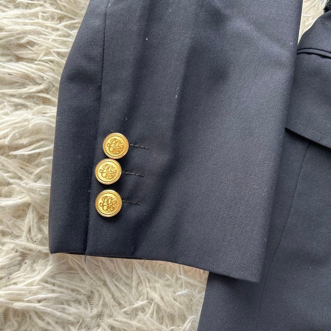 美品　ジェイプレス J.PRESSダブルブレザー　紺ブレ　金ボタン　ネイビー