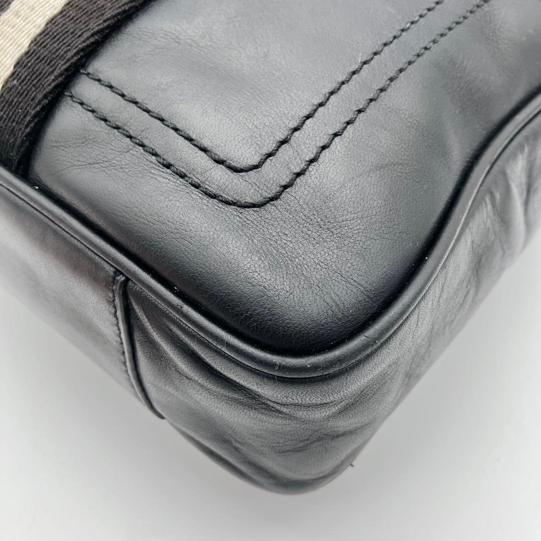BALLY オールレザー ブリーフケース トレインスポッティング ブラック