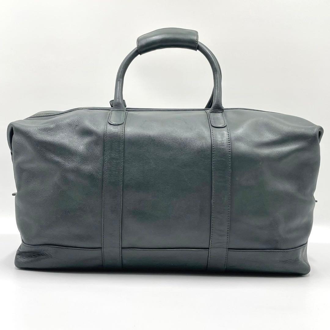 coach vintage オールドコーチ ボストンバッグ レザー グリーン