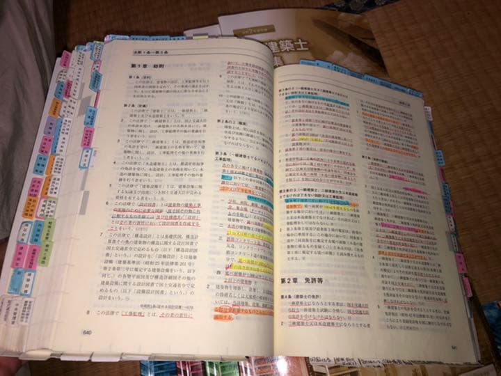 令和2年版一級建築士学科対策　総合資格オリジナルテキスト・問題集、法令集一式