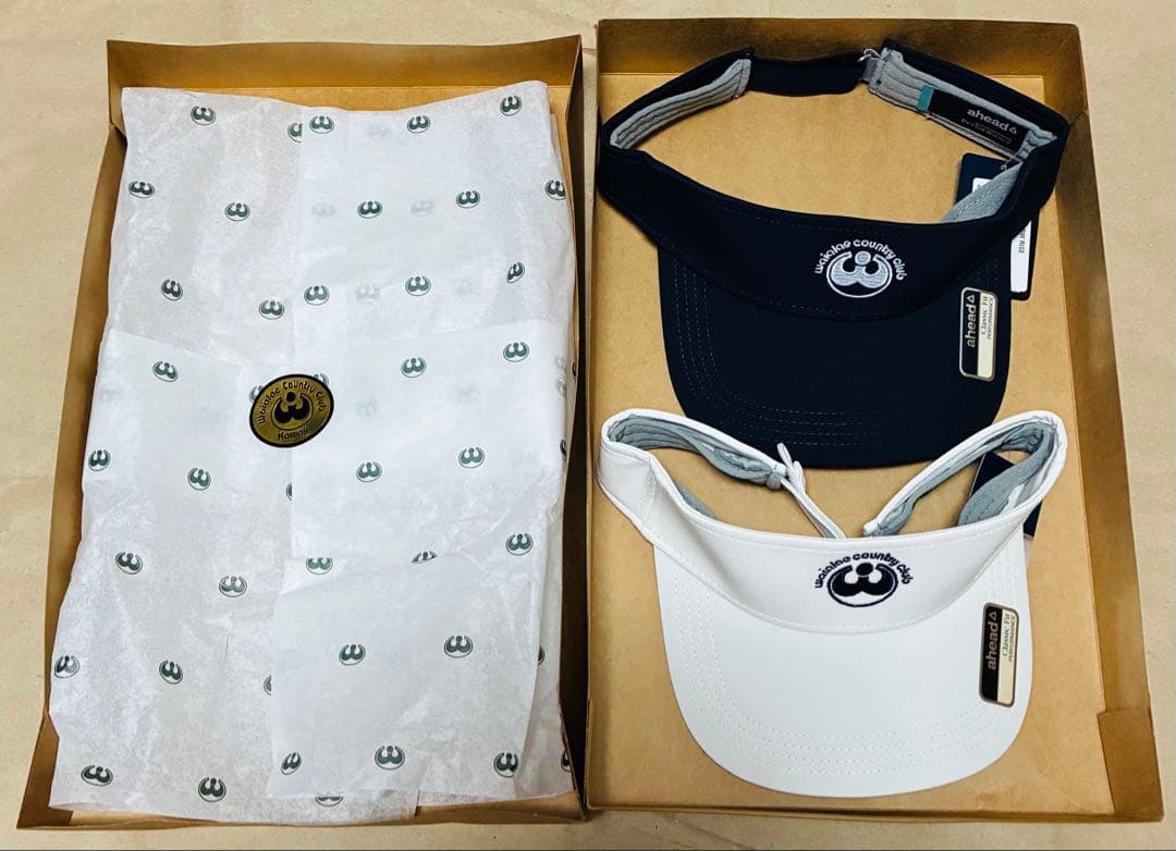 ワイアラエカントリークラブ　サンバイザー　タグ付き　ソニーオープンインハワイ