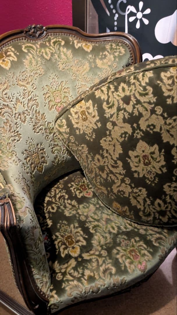 直接引取り　カリモクdomani クラシックスタイル アームチェア　ドマーニルイ