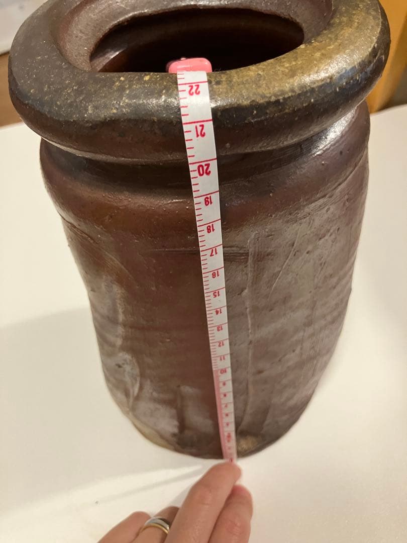 備前焼　るい座花入　茶道具　花壺