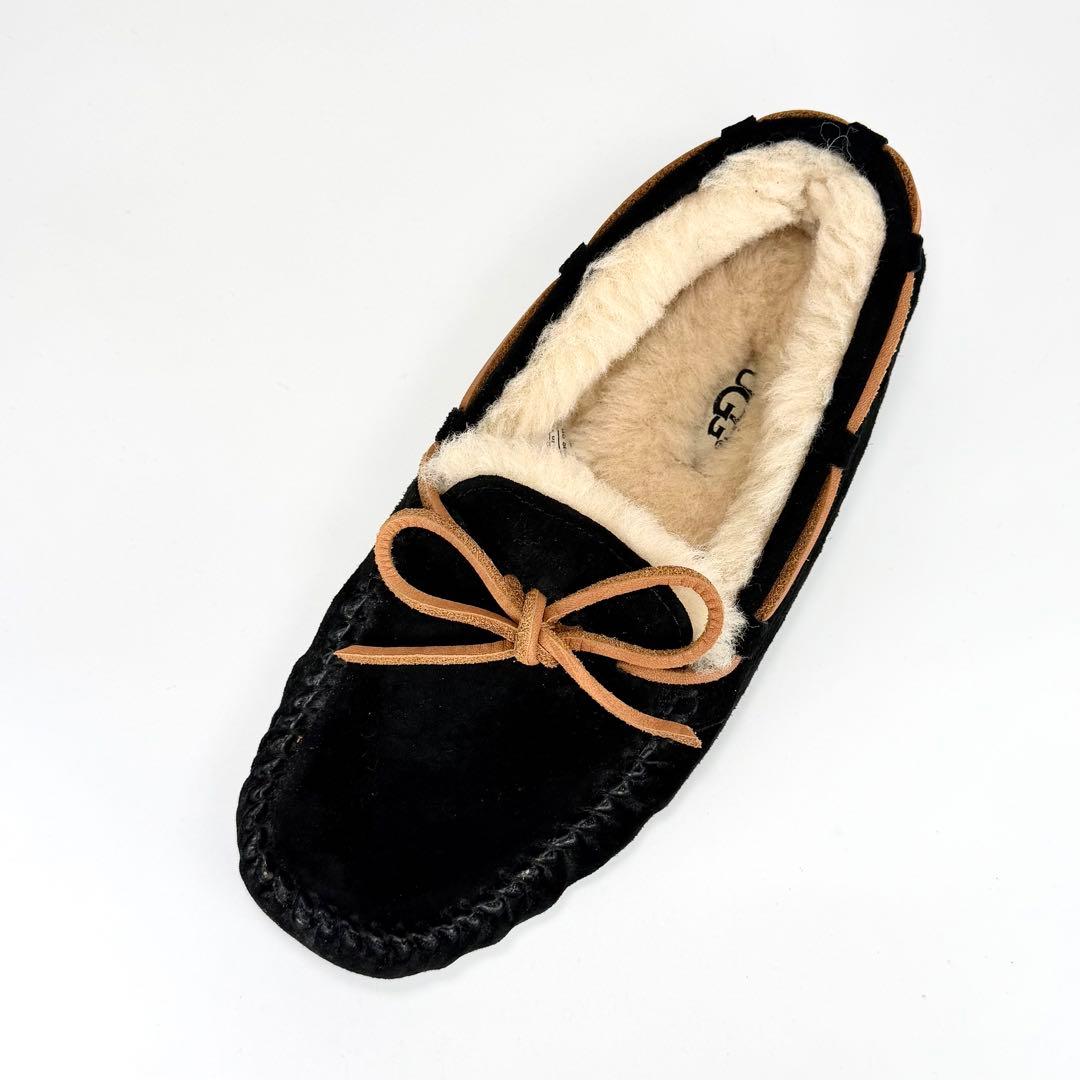 【新品未使用】UGG DAKOTA スエード モカシン スリッポン 黒 23.0