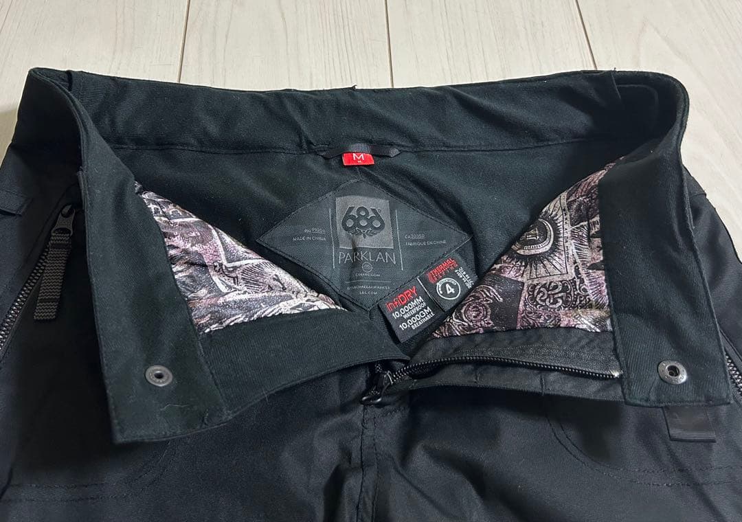 686 レディース スキー スノーボードパンツ ウェアー M 黒