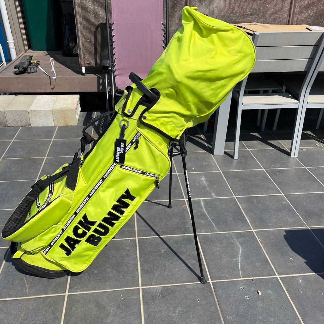 JACK BUNNY グリーン キャディバッグ　パーリーゲイツ　ジャックバニー