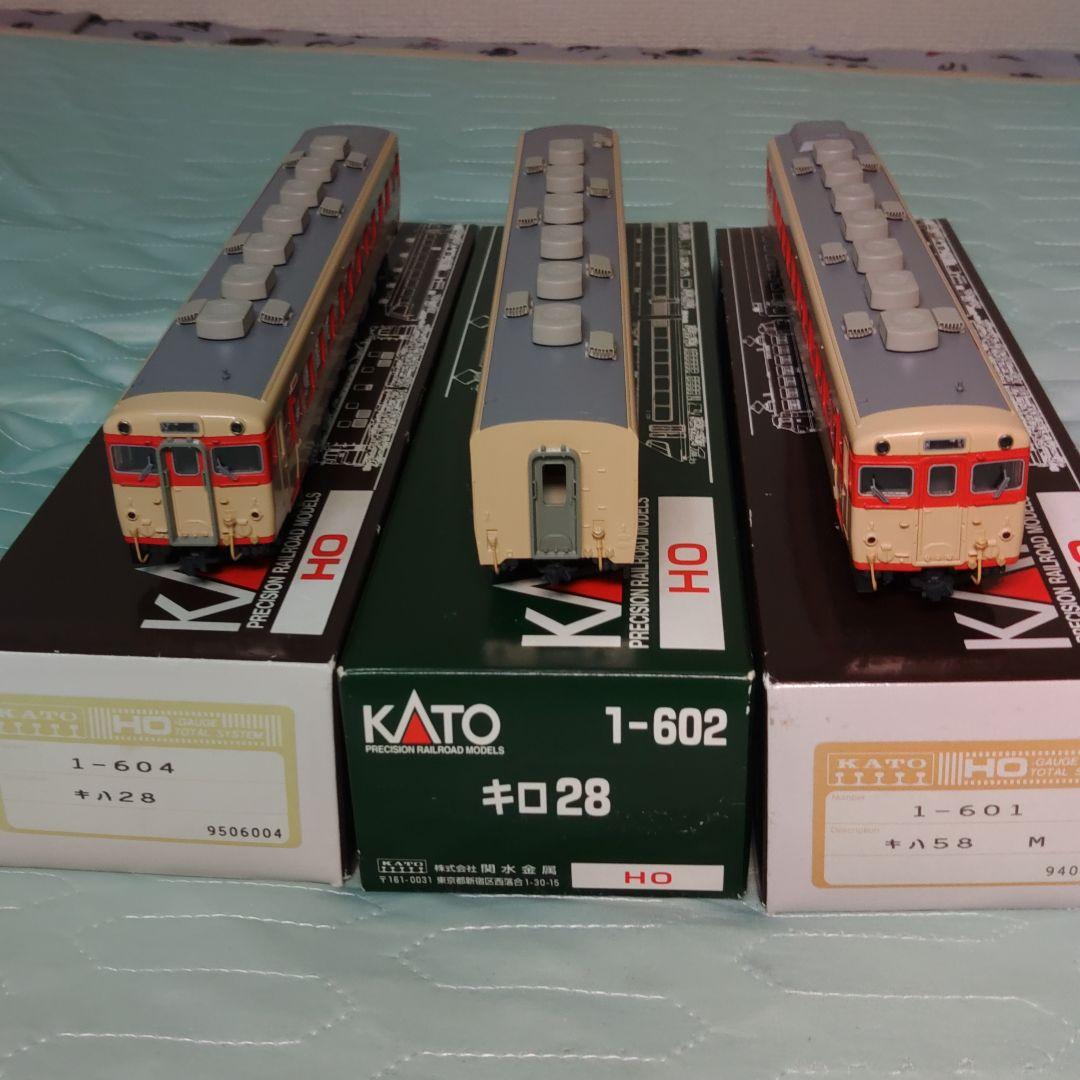 KATO HOゲージ 　キハ58系気動車3両セット +オマケ　出品9/24昼迄