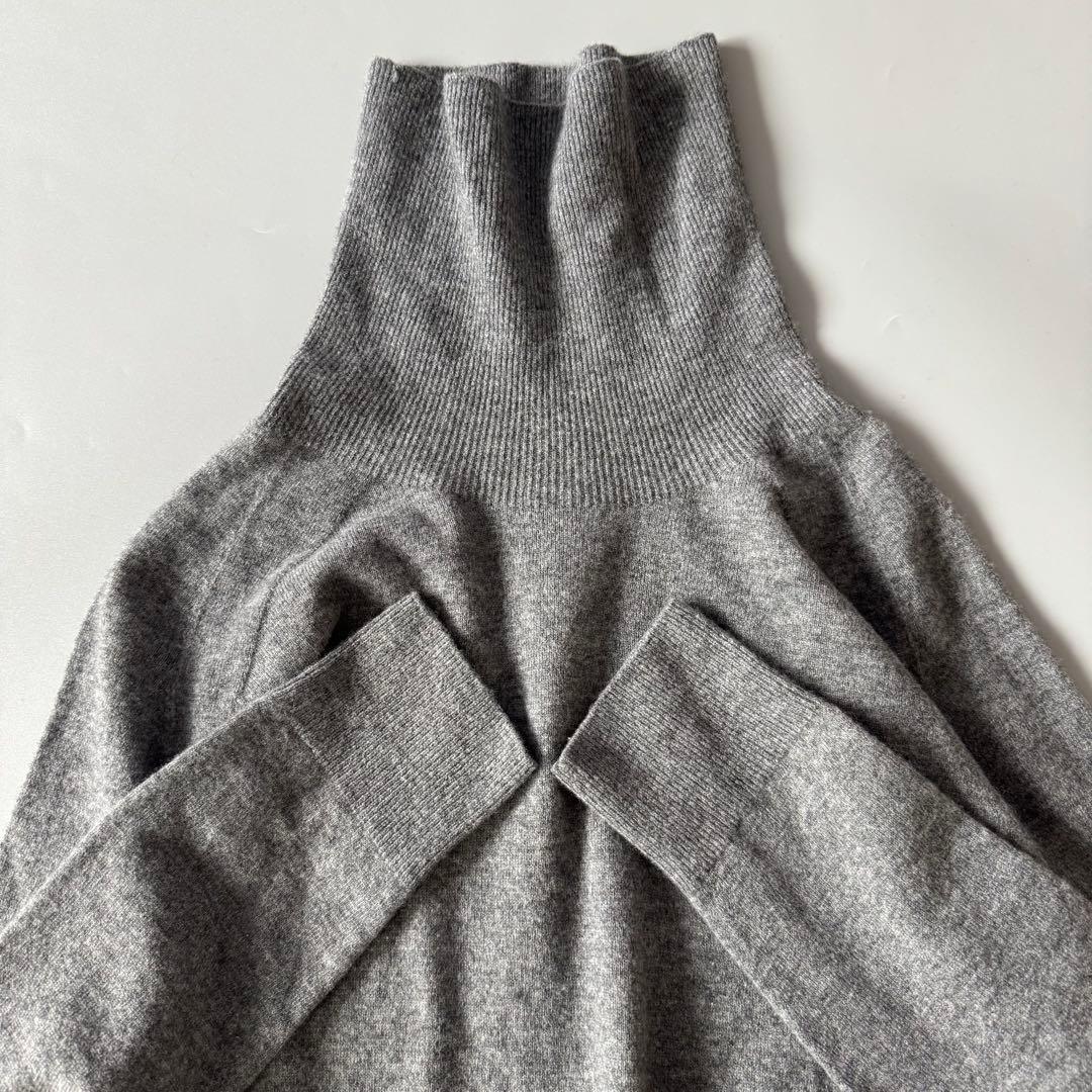 MUSE ドゥーズィエムクラス ウール100 ニットワンピース　タートル