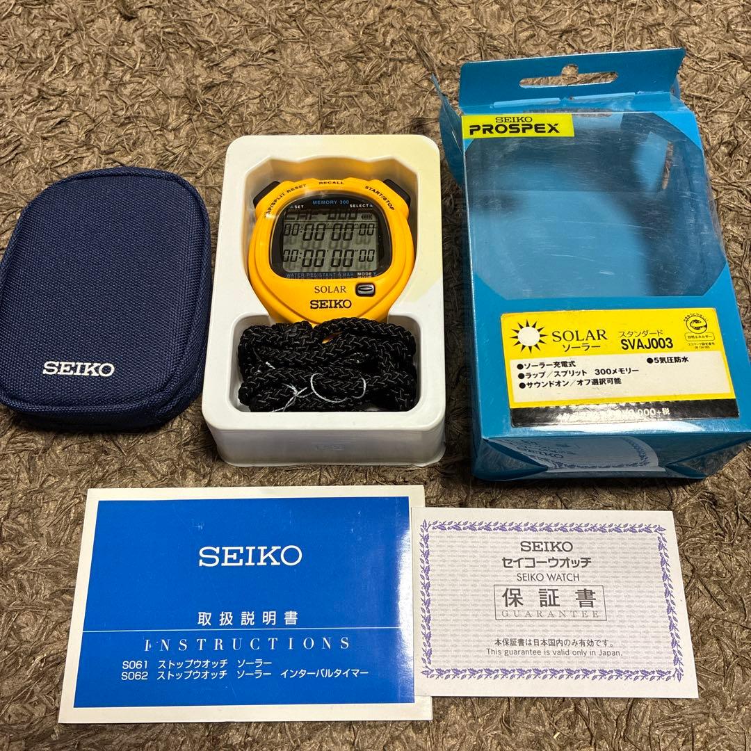 SEIKO ストップウォッチ SVAJ003