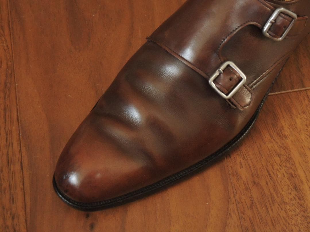 美品17万円　クロケットジョーンズ　最上位ハンドグレード　7.5　傑作Dモンク