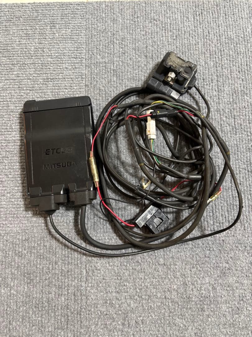 バイク用ETC2.0 MITSUBA MSC-BE700 配線一式付き