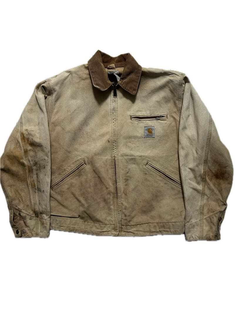 襤褸 80s 星タグ USA製 ブラウン カーハート デトロイトジャケット M