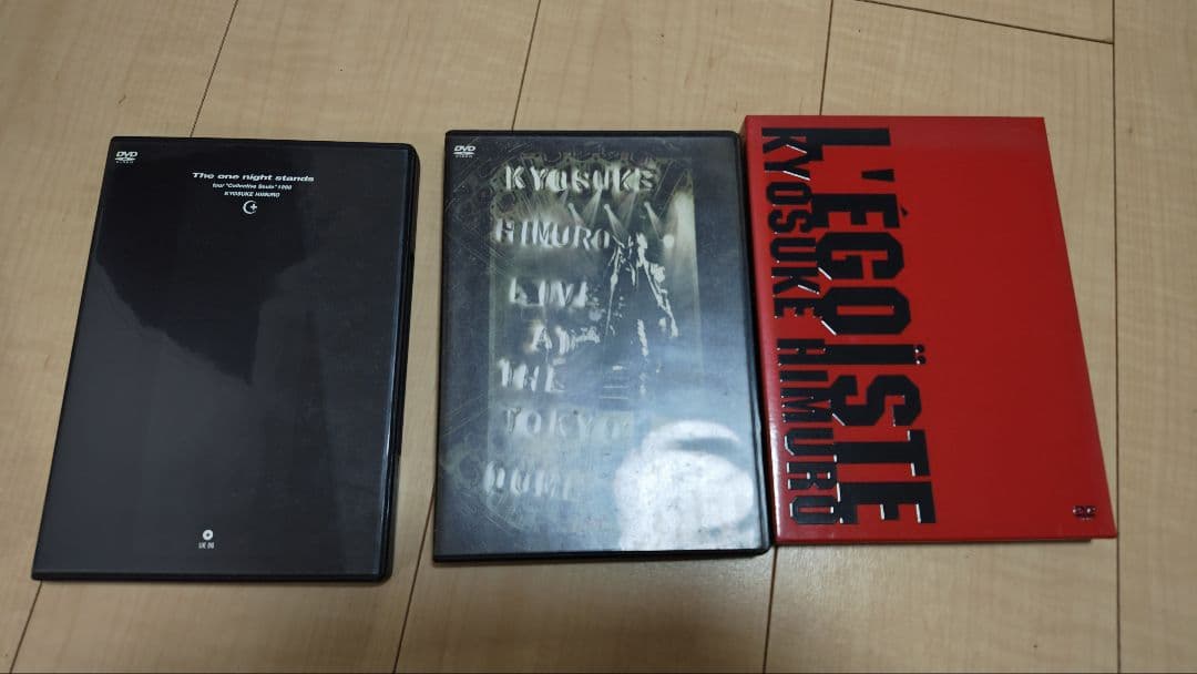 氷室京介 DVDまとめ売り　ビデオパンフ等オマケ付き　氷室京介