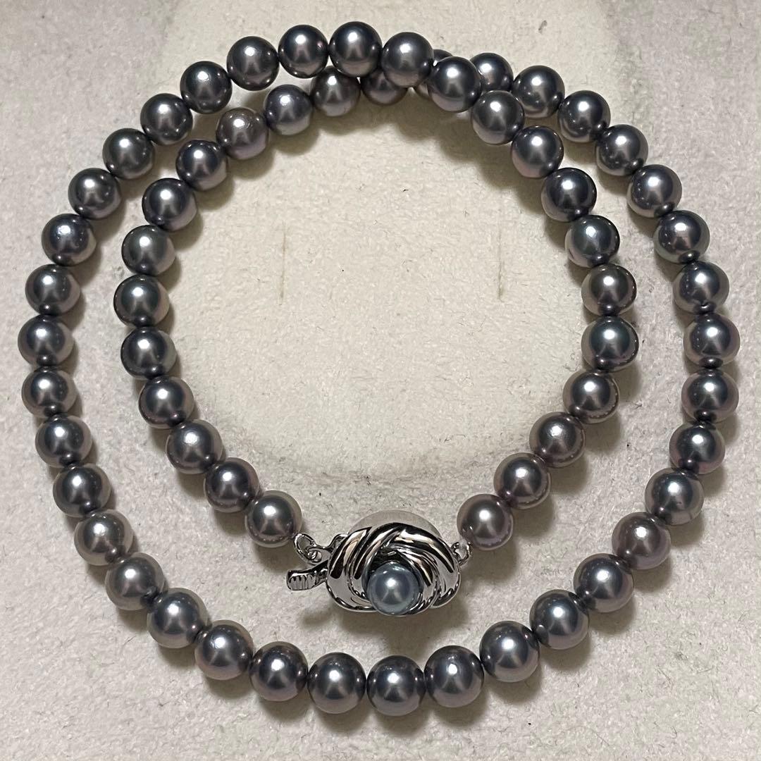 ミリ 【TASAKI✨保証書】 あこや真珠 ネックレス 6.5-7.0