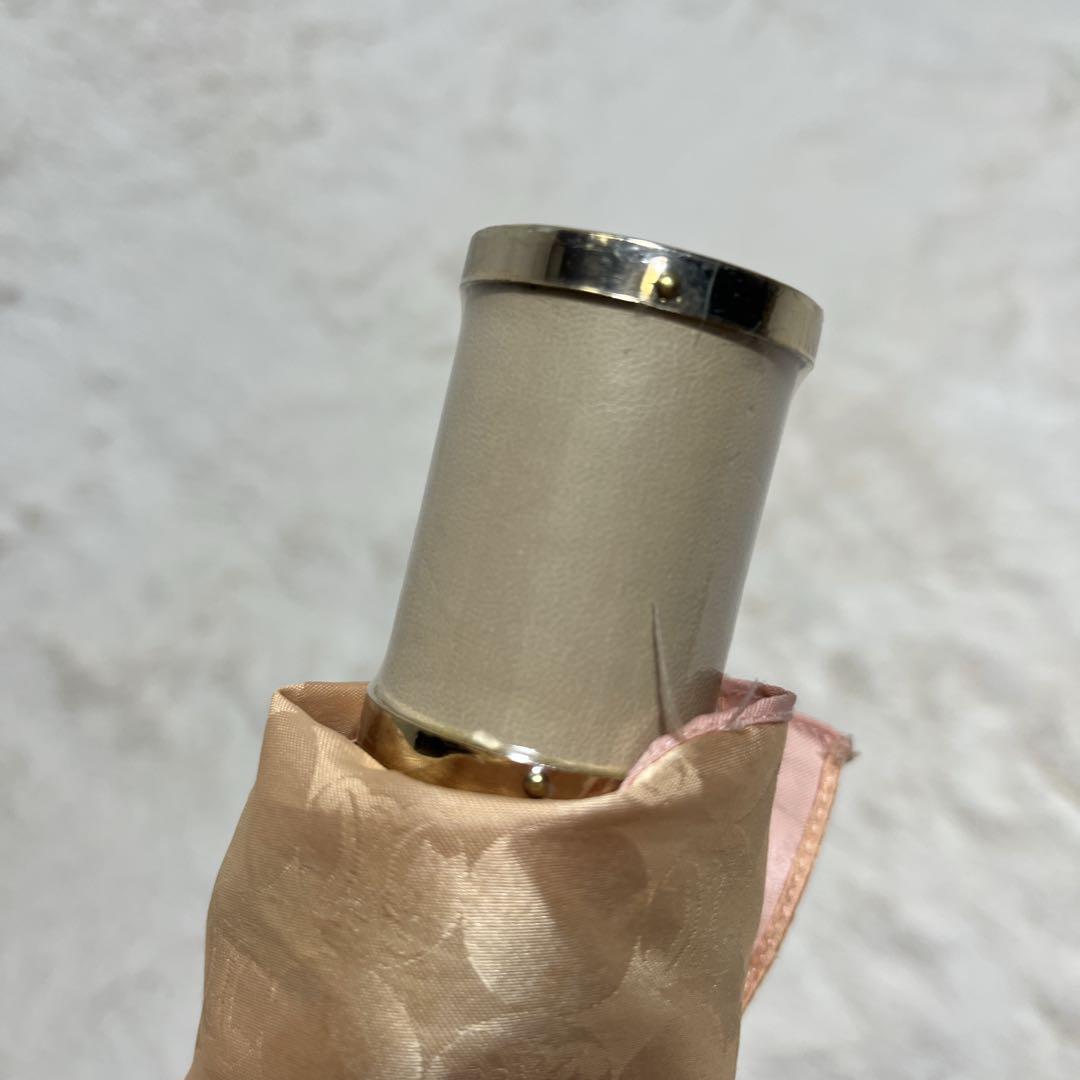 未使用品 CELINE セリーヌ 折り畳み傘 ベビーピンクカラー マカダム柄